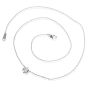 Classic Vintage 0.70ct Diamond Solitaire Platinum Necklace