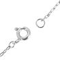 Vintage  Diamond Teardrop Platinum Pendant Necklace