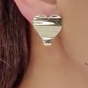 Roger Dubuis Diamond 18K Heart Clip On Earrings. 819401