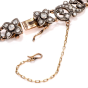 Antique Victorian Diamond Silver on Gold Necklace Dover Jewelry