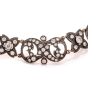 Antique Victorian Diamond Silver on Gold Necklace Dover Jewelry