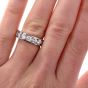 CARTIER Diamond Eternity Platinum Wedding Band Ring|Dover Jewelry|