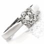 Estate 1.23Ct Round Diamond Platinum Engagement Ring l DOVER JEWELRY