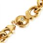 Estate 18K Enameled 0.50ct Diamond Egg Charm Statement Necklace 