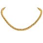 Pomellato Diamond 18K Gold Rope Chain Hardware Link Necklace-Dover Jewelry