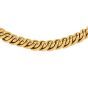 Pomellato Diamond 18K Gold Rope Chain Hardware Link Necklace-Dover Jewelry