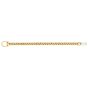 Pomellato Diamond 18K Gold Rope Chain Hardware Link Bracelet-Dover Jewelry