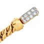 Pomellato Diamond 18K Gold Rope Chain Hardware Link Bracelet-Dover Jewelry
