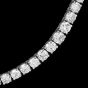 Estate 26.00 Carats Natural Diamond 14K Gold Graduating Riviera Tennis Necklace|DoverJewelry|