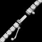 Estate 26.00 Carats Natural Diamond 14K Gold Graduating Riviera Tennis Necklace|DoverJewelry|
