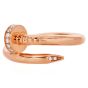 Cartier Juste Un Clou Diamond 18K Pink Gold Ring 52|Dover jewelry|