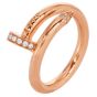 Cartier Juste Un Clou Diamond 18K Pink Gold Ring 52|Dover jewelry|