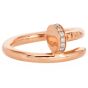 Cartier Juste Un Clou Diamond 18K Pink Gold Ring 52|Dover jewelry|