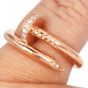 Cartier Juste Un Clou Diamond 18K Pink Gold Ring 52|Dover jewelry|