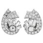 Vintage 5.00cttw Diamond Platinum Spray Stud Earrings|Dover Jewelry|