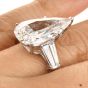 GIA Elongated 6.16ct D color Diamond Pear Shape Engagement Ring