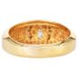 Estate 2.50cts Diamond 18K Gold Dome Edged Men's Engagement Ring|Dover Jewelry|