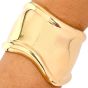 Tiffany & Co. Elsa Peretti Bone 18k Gold Cuff Bracelet-Dover Jewelry