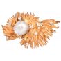 Chaumet Paris Retro Diamond Baroque Pearl 18k Gold Brooch-Dover Jewelry