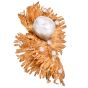 Chaumet Paris Retro Diamond Baroque Pearl 18k Gold Brooch-Dover Jewelry