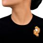 Chaumet Paris Retro Diamond Baroque Pearl 18k Gold Brooch-Dover Jewelry