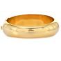 Estate Diamond 14K Gold Inlay Garden Wide Dome Cuff Bangle Bracelet|DoverJewery|