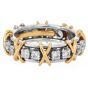 Tiffany & Co. Jean Schlumberger Sixteen Stone Diamond Platinum 18K Gold Ring