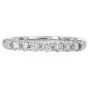 Estate Tiffany & Co. 0.65ct Diamond Platinum Semi-Eternity Wedding Band Ring|Dover Jewelry|
