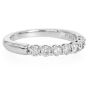 Estate Tiffany & Co. 0.65ct Diamond Platinum Semi-Eternity Wedding Band Ring|Dover Jewelry|