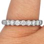 Estate Tiffany & Co. 0.65ct Diamond Platinum Semi-Eternity Wedding Band Ring|Dover Jewelry|