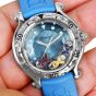 Chopard Happy Fish Blue Stainless Steel Women Watch|Dover|
