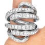 De Grisogono 5.40cts Diamond 18K Gold Vortice Collection Cocktail Ring|Dover Jewelry|