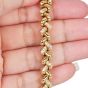 Estate 2.70Cts Diamond 18K Gold Braided Link Bracelet|Dover Jewelry|