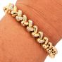 Estate 2.70Cts Diamond 18K Gold Braided Link Bracelet|Dover Jewelry|