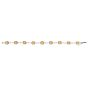 Estate 3.86Cts Fancy Yellow Diamond 18K Hexagon Link Tennis Bracelet
