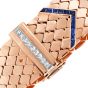 Vintage Diamond Sapphire 14K Gold Retro Wide Buckle Bracelet|Dover Jewelry|