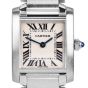 Cartier Lady's Stainless Steel Tank Francaise Wristwatch Ref. 2334