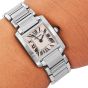 Cartier Lady's Stainless Steel Tank Francaise Wristwatch Ref. 2334
