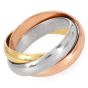 Cartier Classic Trinity 18K Three Gold Ring Size 48 