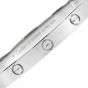 Cartier Classic LOVE 18K White Gold Bangle Bracelet Size 17|Dover Jewelry|