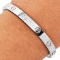 Cartier Classic LOVE 18K White Gold Bangle Bracelet Size 17|Dover Jewelry|