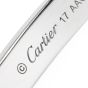 Cartier Classic LOVE 18K White Gold Bangle Bracelet Size 17|Dover Jewelry|