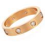 Cartier 8 Diamond 18K Gold Love Wedding Band Ring |Dover Jewelry|
