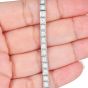 Antique 4.00 Carat Deco European Diamond Platinum Line Bracelet