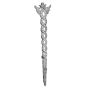 Antique 1920s Diamond 14K White Gold Caduceus Peacock Feather Brooch|Dover Jewelry|