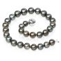 15mm Lustrous Tahitian South Sea Pearl diamond clasp Choker Necklace