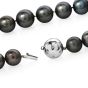 15mm Lustrous Tahitian South Sea Pearl diamond clasp Choker Necklace