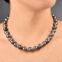Estate Tahitian Pearl Diamond Gold Clasp Statement Necklace |dover Jewelry|