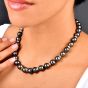 Estate Tahitian Pearl Diamond Gold Clasp Statement Necklace |dover Jewelry|