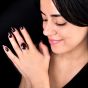 GIA 30.15 Carats Rubellite Tourmaline & Diamond Statement Ring